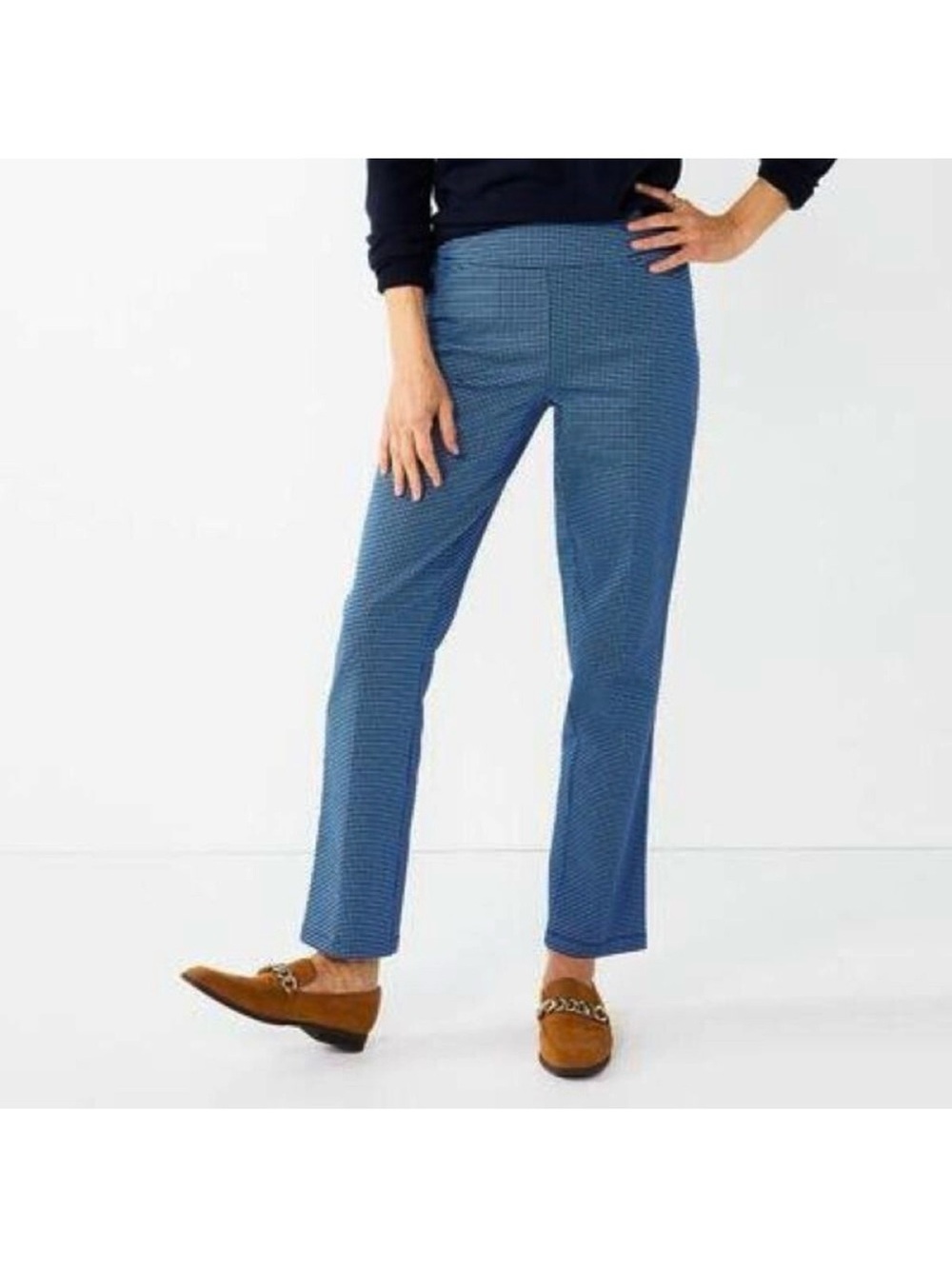 NWT croft & barrow The Effortless Stretch Mid-Rise Ankle Pants